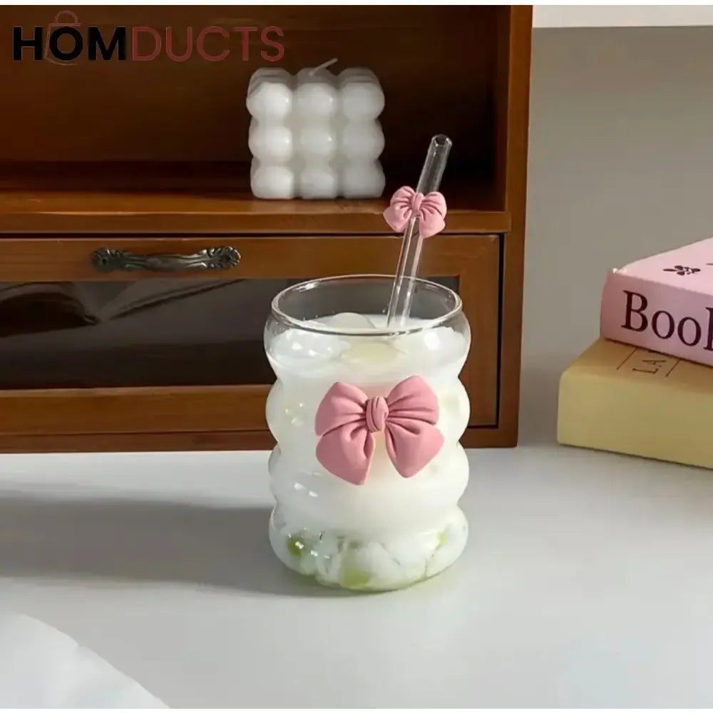 aesthetic glass tumbler